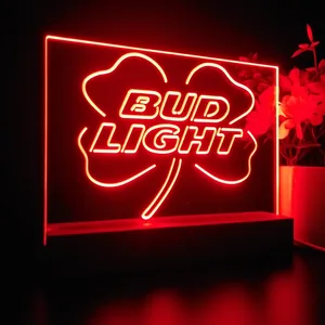 Bud Light Clover LED Desk Light