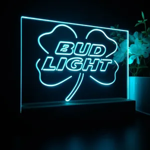Bud Light Clover LED Desk Light