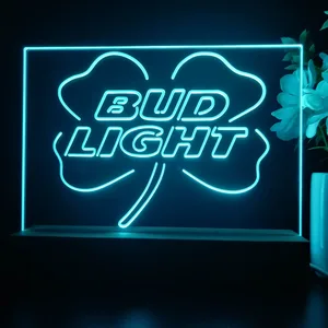 Bud Light Clover LED Desk Light