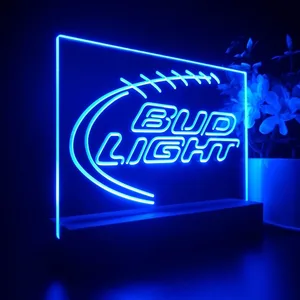 Bud Light Football LED Desk Light