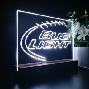 Bud Light Football LED Desk Light