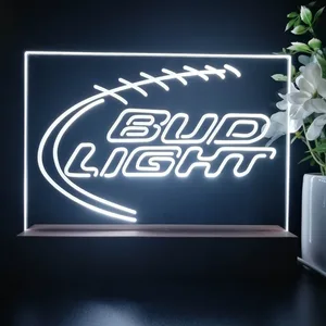 Bud Light Football LED Desk Light