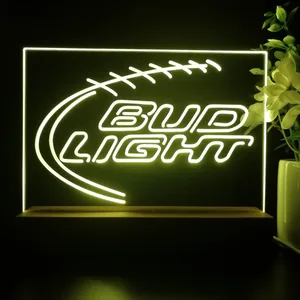 Bud Light Football LED Desk Light