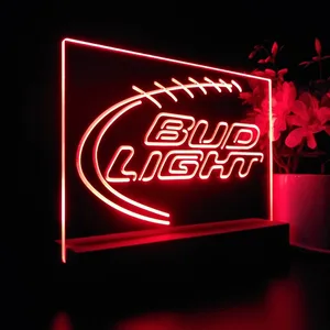 Bud Light Football LED Desk Light