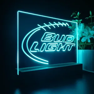 Bud Light Football LED Desk Light