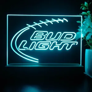 Bud Light Football LED Desk Light