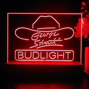 Bud Light George Strait LED Desk Light