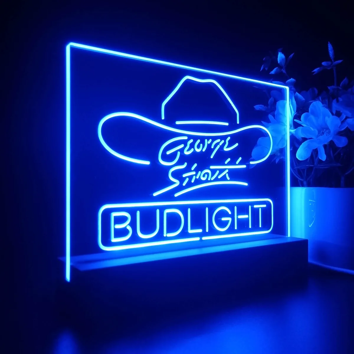 Bud Light George Strait LED Desk Light