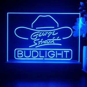 Bud Light George Strait LED Desk Light