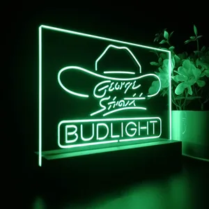 Bud Light George Strait LED Desk Light