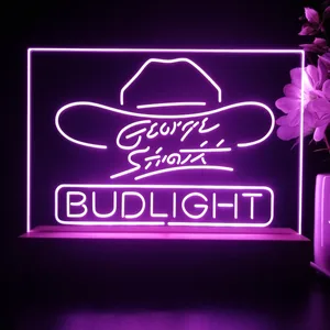 Bud Light George Strait LED Desk Light