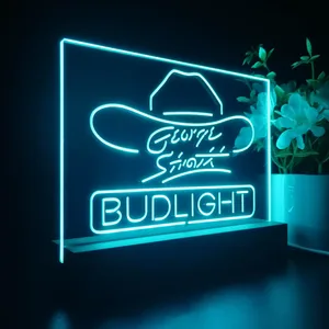 Bud Light George Strait LED Desk Light