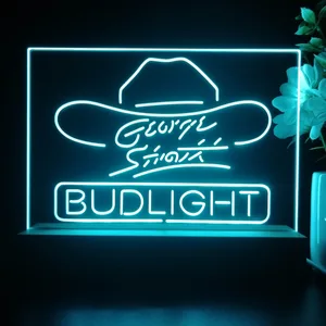 Bud Light George Strait LED Desk Light