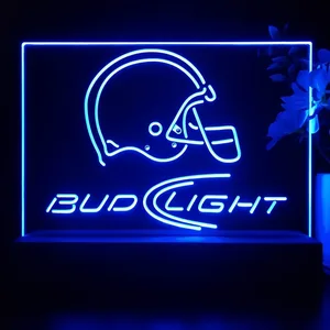 Bud Light Helmet LED Desk Light
