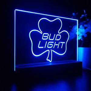 Bud Light Leaf 1 LED Desk Light