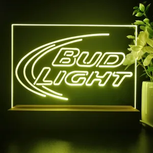 Bud Light Logo 1 LED Desk Light