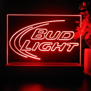 Bud Light Logo 1 LED Desk Light