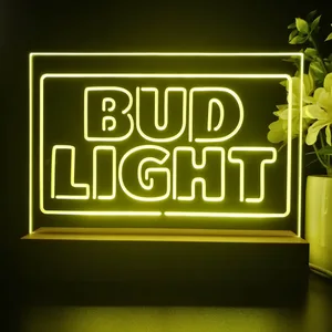 Bud Light Logo 2 LED Desk Light