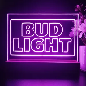 Bud Light Logo 2 LED Desk Light