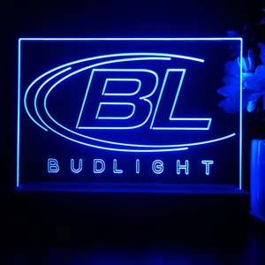 Bud Light Logo LED Desk Light