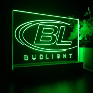 Bud Light Logo LED Desk Light