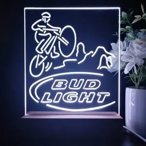 Bud Light Mountain Bike LED Desk Light