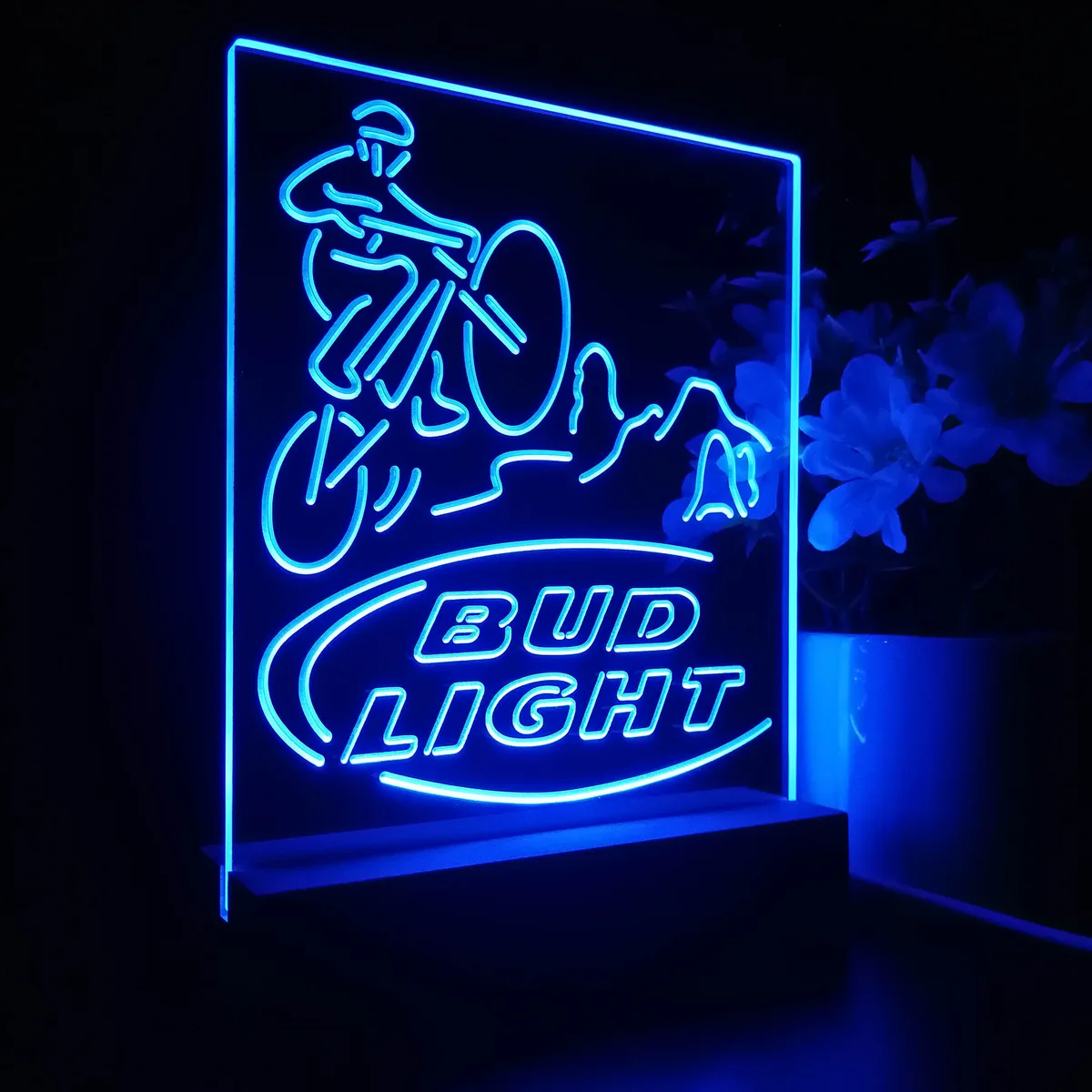 Bud Light Mountain Bike LED Desk Light