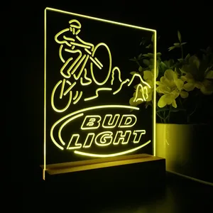 Bud Light Mountain Bike LED Desk Light