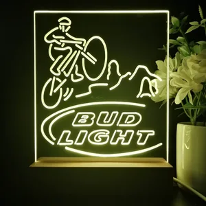 Bud Light Mountain Bike LED Desk Light