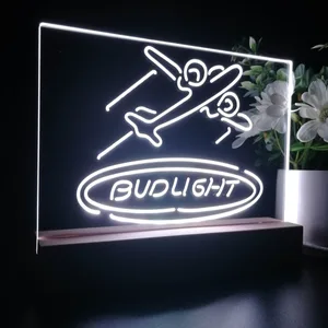 Bud Light Plane LED Desk Light