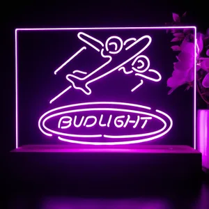 Bud Light Plane LED Desk Light