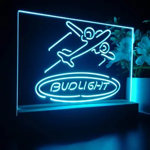 Bud Light Plane LED Desk Light