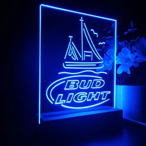 Bud Light Sailboat LED Desk Light