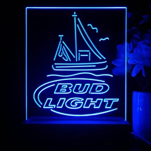 Bud Light Sailboat LED Desk Light
