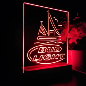 Bud Light Sailboat LED Desk Light