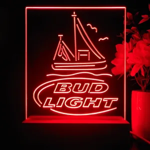 Bud Light Sailboat LED Desk Light