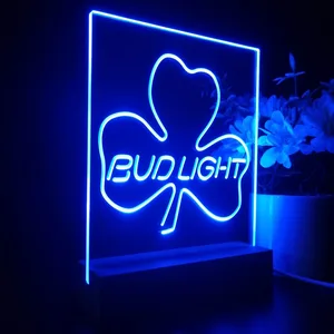 Bud Light Shamrock LED Desk Light