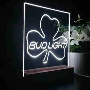 Bud Light Shamrock LED Desk Light