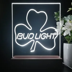Bud Light Shamrock LED Desk Light