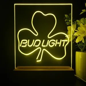 Bud Light Shamrock LED Desk Light