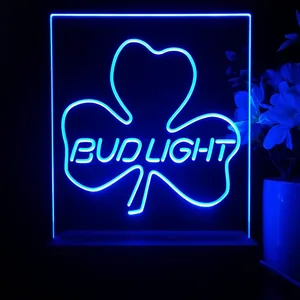 Bud Light Shamrock LED Desk Light