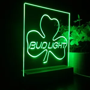 Bud Light Shamrock LED Desk Light