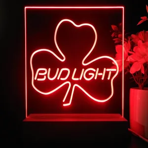 Bud Light Shamrock LED Desk Light
