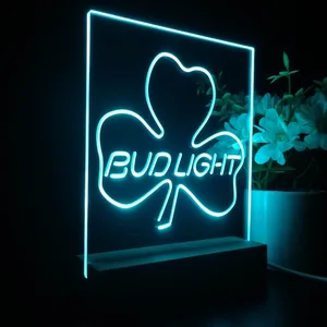 Bud Light Shamrock LED Desk Light