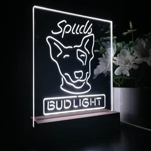 Bud Light Spuds Dog LED Desk Light
