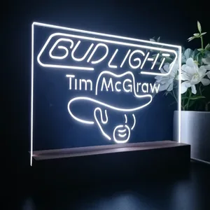 Bud Light Tim McGraw LED Desk Light