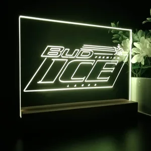 Bud Premium Ice Lager LED Desk Light