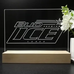 Bud Premium Ice Lager LED Desk Light