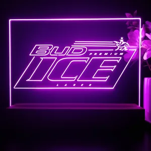 Bud Premium Ice Lager LED Desk Light