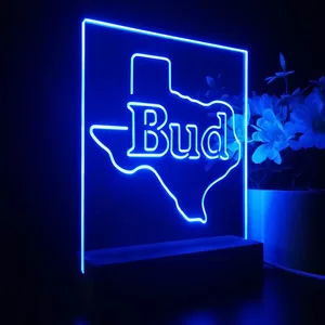 Bud Texas Map LED Desk Light